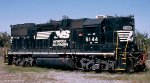 Norfolk Southern GP38-2 #5144, tied up on the north leg of the wye, 